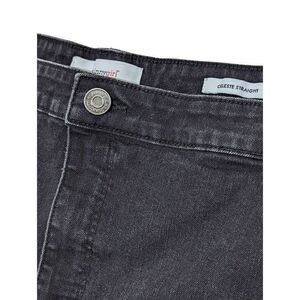 Skinny Girl Jeans Women's Black Celeste Straight High Rise Jeans Size 28W